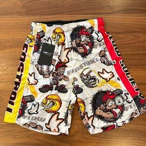 Flow Society “Angry Fastball” Shorts - Youth L